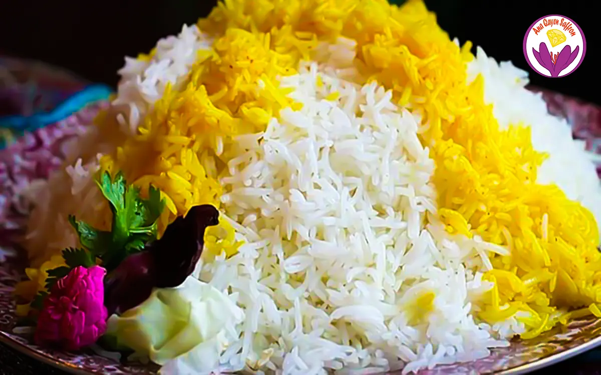 طرز تهیه زعفران روی برنج - زعفران آناقاین