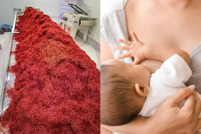 اثرات استفاده زعفران بعد از زایمان
