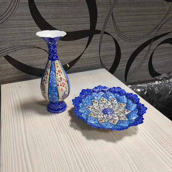 پک هدیه زعفران میناکاری کد 1501