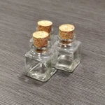 بطری شیشه ای با درب چوب پنبه ای - فروشگاه زعفران آنا قاین