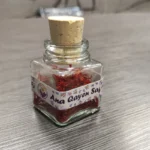 بطری شیشه ای مکعبی زعفران کد 1801