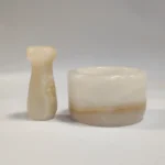 هاون سنگی مرمر مناسب ساییدن زعفران