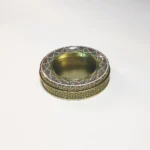قوطی فلزی زعفران قطر 12 ارتفاع 2 (گنجایش 25 گرم سرگل)