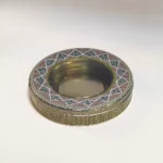 قوطی فلزی زعفران قطر 23 ارتفاع 3 (گنجایش 200 گرم سرگل)