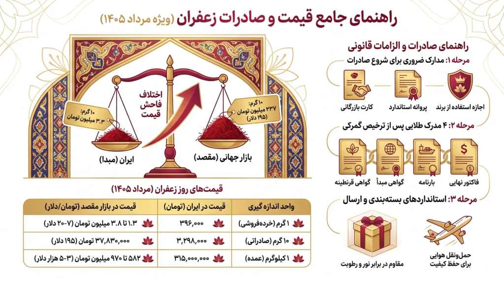 قیمت زعفران در برزیل